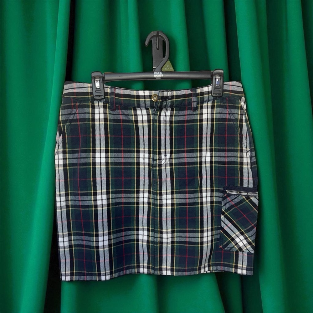 Tommy Hilfiger Tartan Plaid Mini Skirt